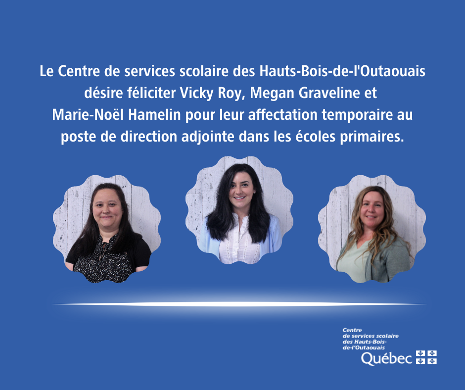 Poursuite d’une année du projet particulier : ajout de directions adjointes dans les écoles primaires