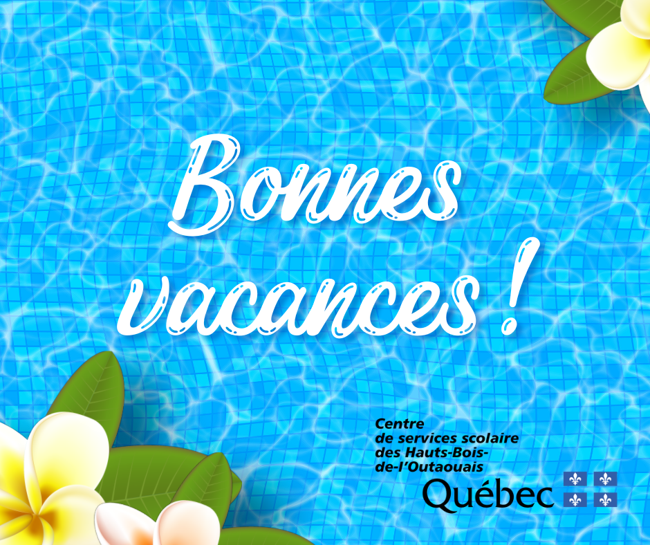 Bonnes vacances à vous tous!