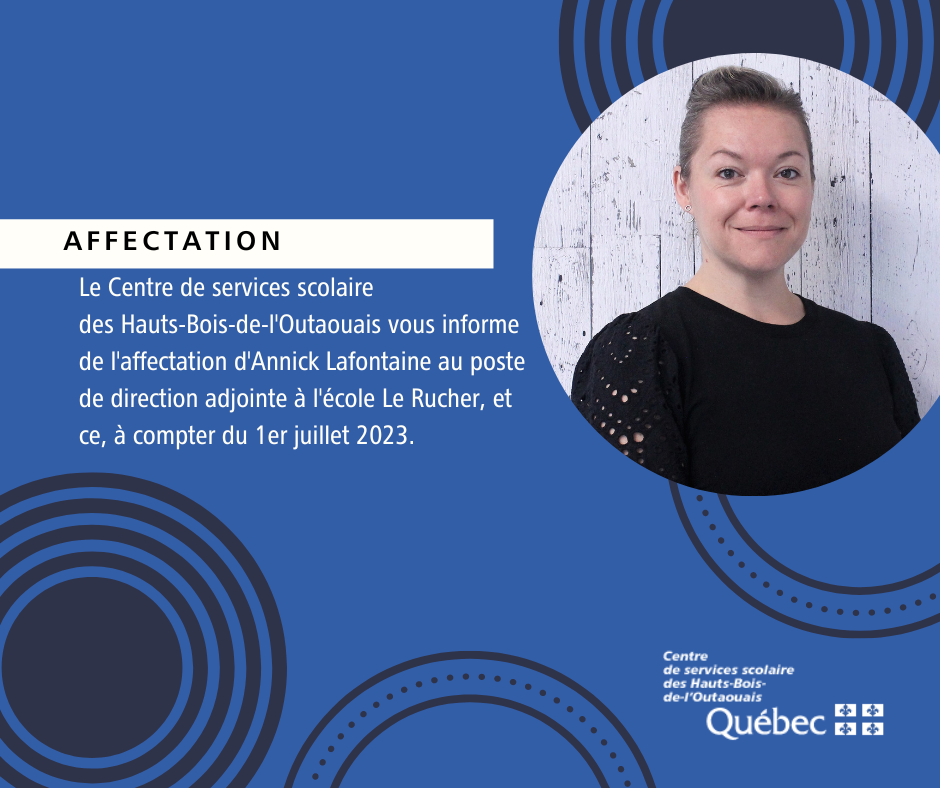 Une nouvelle direction adjointe à l’École Le Rucher