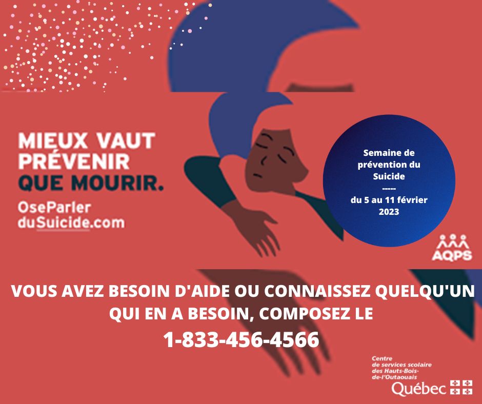 Semaine de prévention du suicide
