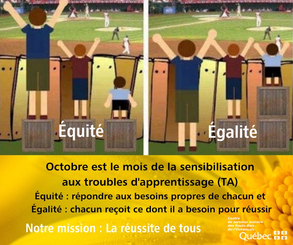 Octobre, mois de la sensibilisation aux troubles de l’apprentissage (TA)