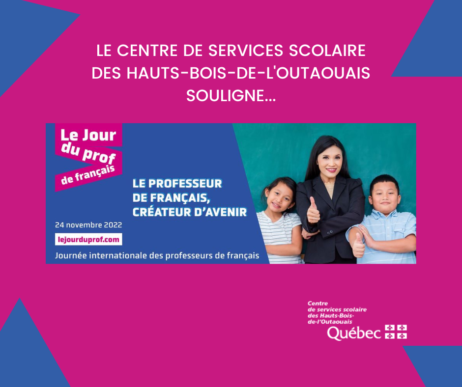 Le 24 novembre 2022 est la Journée internationale des professeurs de français