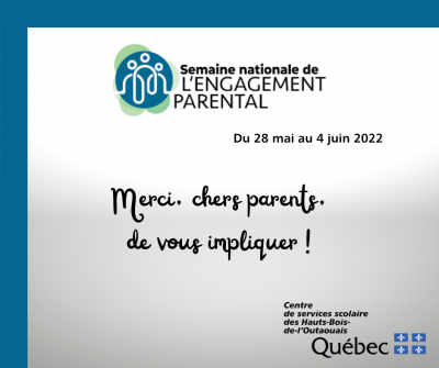 Semaine nationale de l’engagement parental en éducation