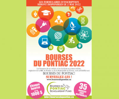 Bourses pour les finissants du secondaire du Pontiac