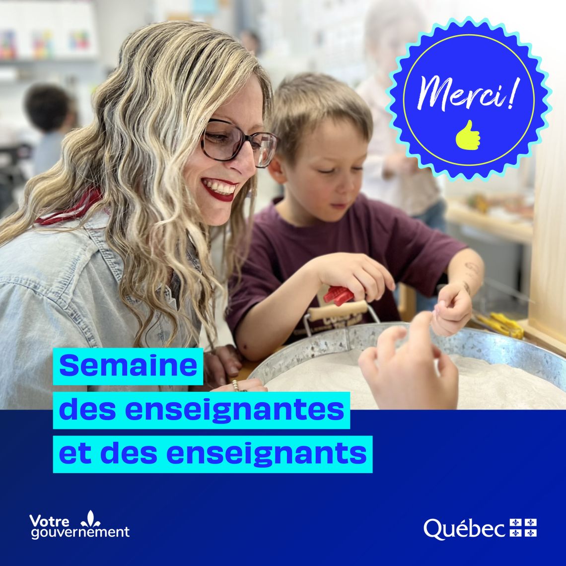 Semaine des enseignantes et des enseignants | Souligner l’engagement au cœur de la réussite éducative